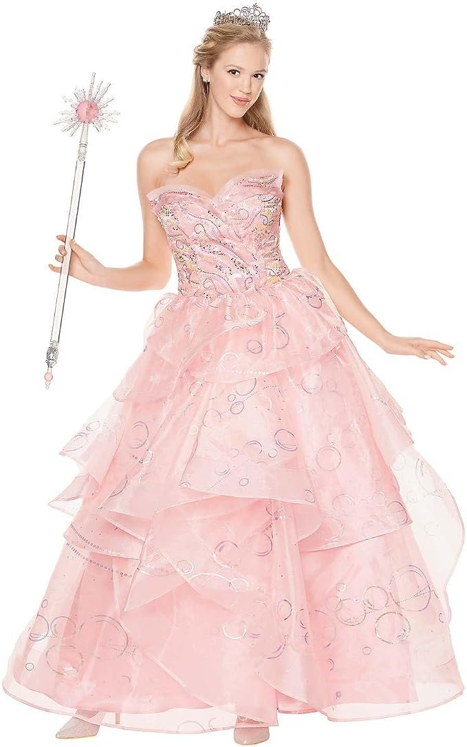 Glinda Deluxe Ball Gown Costume, Wicked