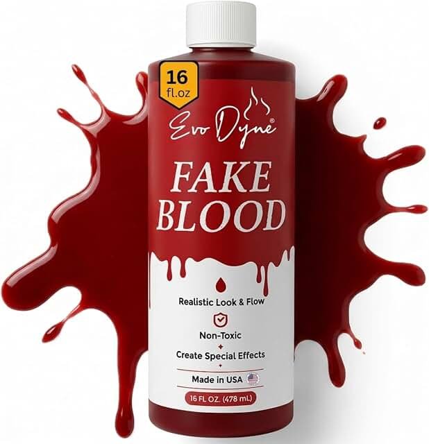 Realistic Halloween costume fake blood