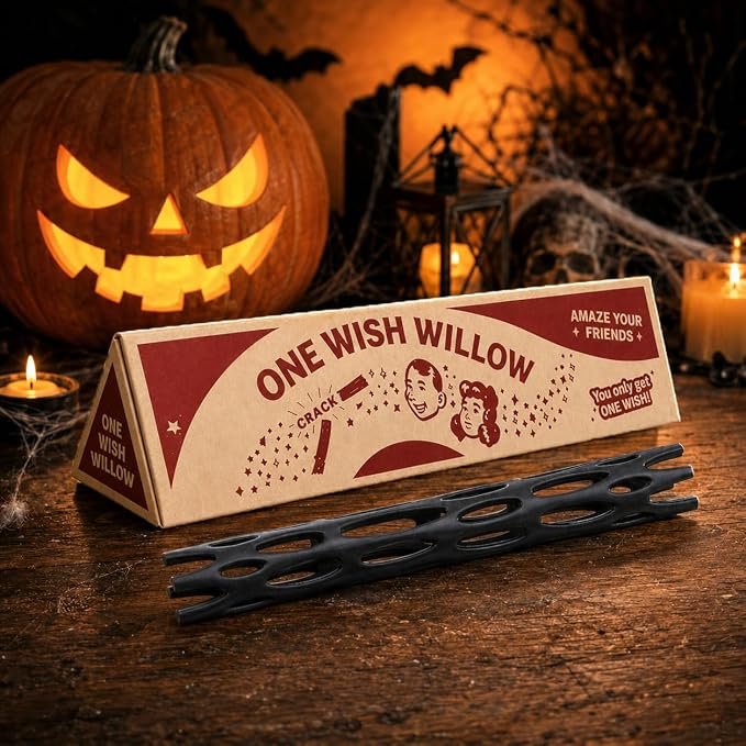 One Wish Willow 3D printed novelty wishing branch in retro-style box