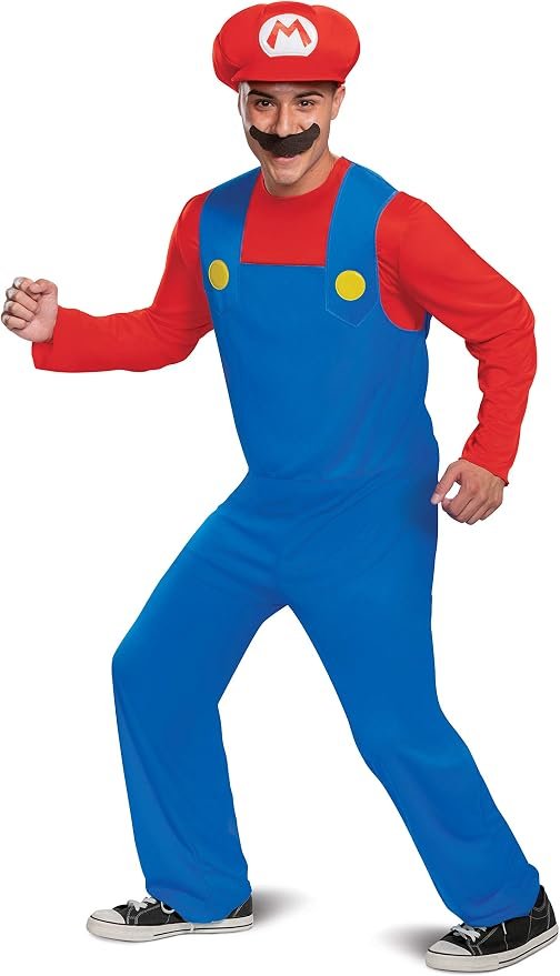 Easy last-minute adult Super Mario costume